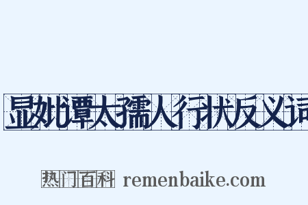 显妣谭太孺人行状反义词是什么意思的图片